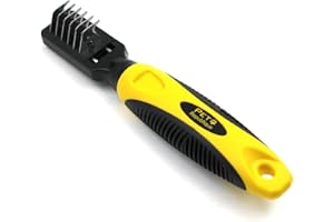 Pet Republique Dematting Tool for Dogs – Matt Splitters for Dogs, Cats, Rabbits, Long Haired Breed Pets – Effective Mat Remover, De-Matting Comb, or Dematter - Rake Super-Sharp Teeth Design
