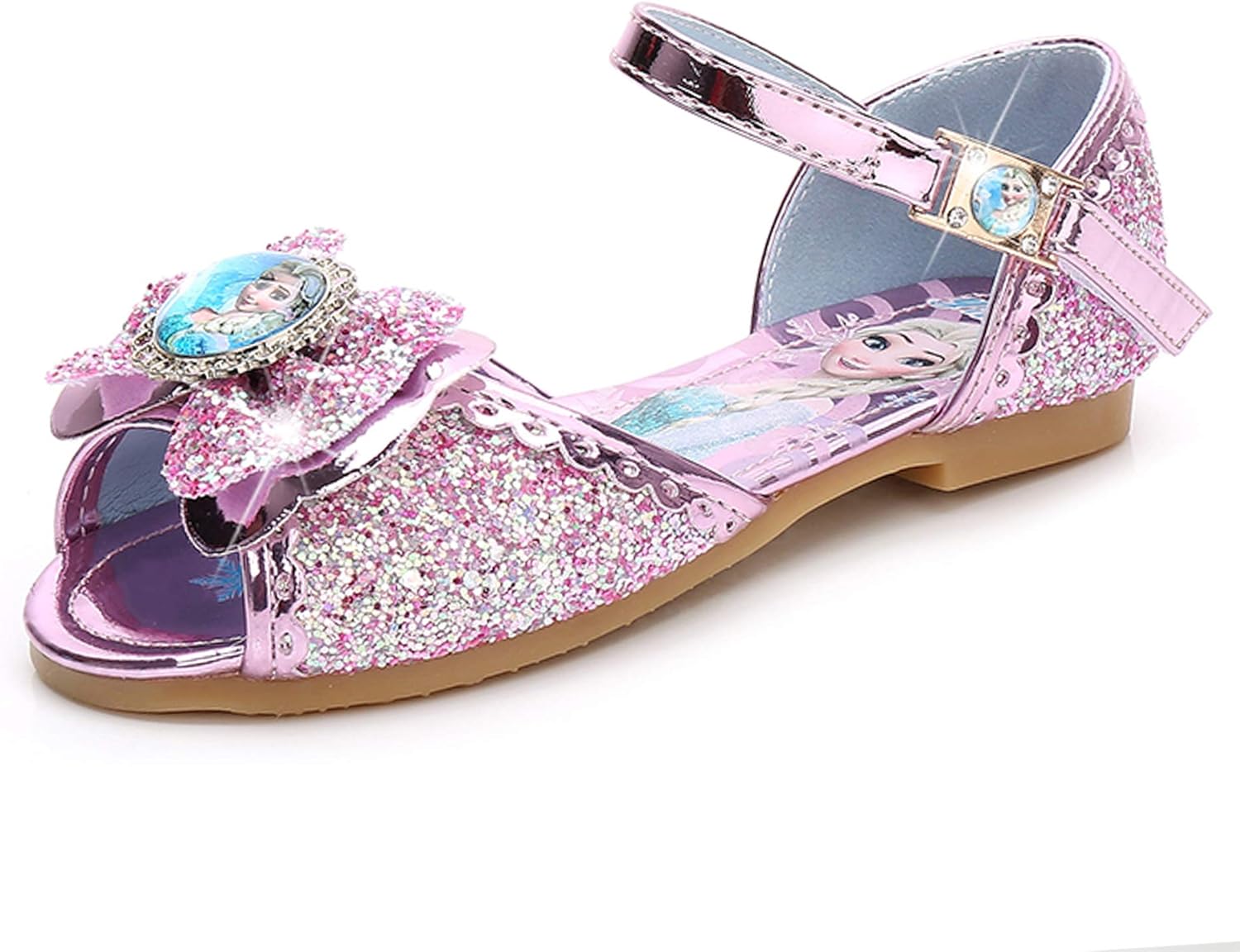 Pour Fille Sandales Princesse Elsa Reine Des Neiges S Talons 3cm