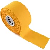 Cannon Sports Premium Athletic Tape - 1.5&rdquo; x 45 Feet Per Roll - Easy Tear, No Sticky Residue, Very Strong, Hypoallergenic and Latex Free- Ideal for Sprains, Strains, First Aid &ndash; 1 Roll (Gold)
