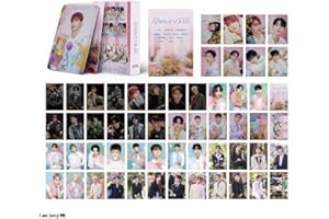 EFOOT Seventeen Photocards 2024 New Album Lomo Cards,Seventeen Cards for Gift and Fans Collection (Pink-55PCS)