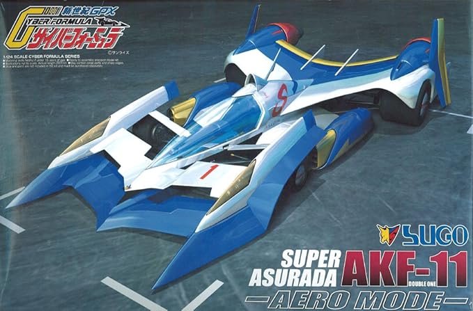 Amazon Co Jp 青島文化教材社 1 24 サイバーフォーミュラ No 10 スーパーアスラーダ Akf 11 エアロモード ホビー 通販