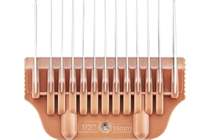 YAZIYIR 13MM 1/2Inch Pet Grooming Clipper Attachment Guard Comb, for Wide A5 Blades, Compatible with Andis, Conair, Wahl, Laube, Thrive, Bucchelli, or other A5 Series, Only Fit for 10W/15W/30W Wide Blade