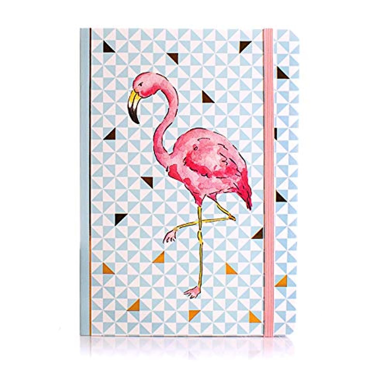 Milly Green Flamingo Notebook A5 Softbound