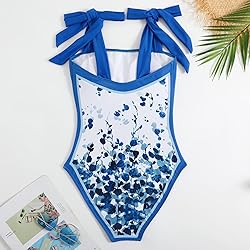 EFOGEP Bikini Sets for Women with Cover up, Retro