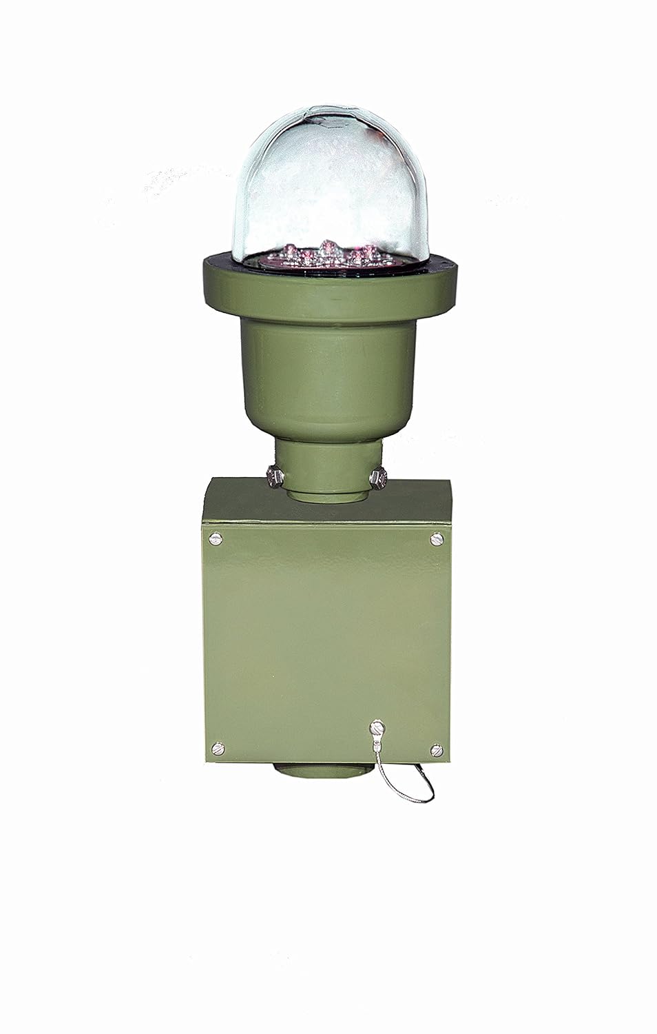 120V LED Flashing Multipurpose Signal & Warning Light, Red