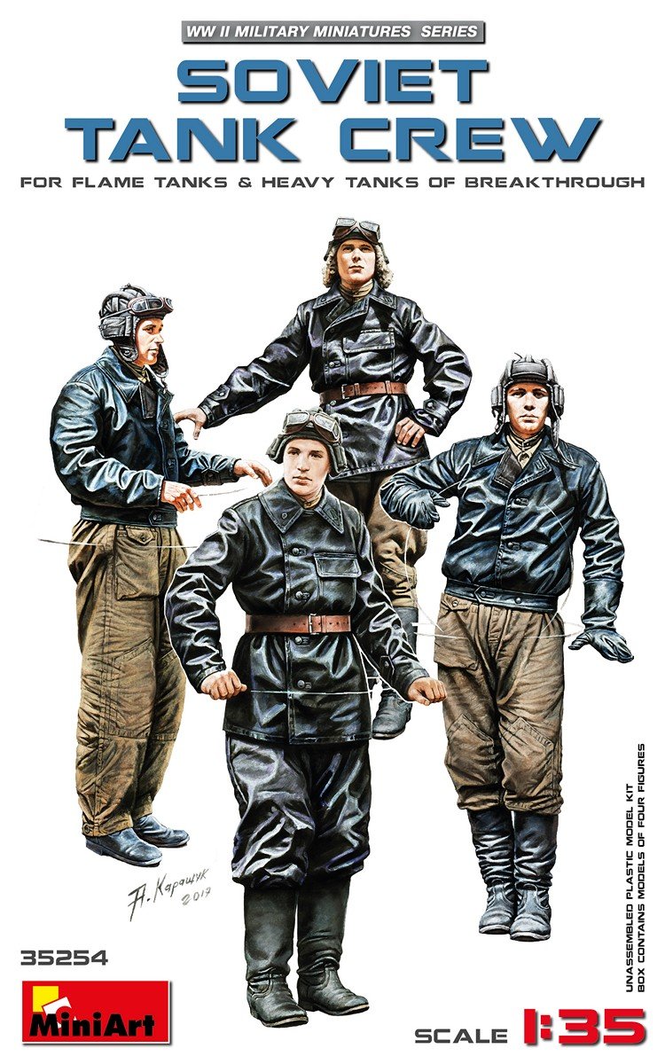 Miniart 1: 35 - Soviet Tank Crew (Flame & Heavy Tanks)