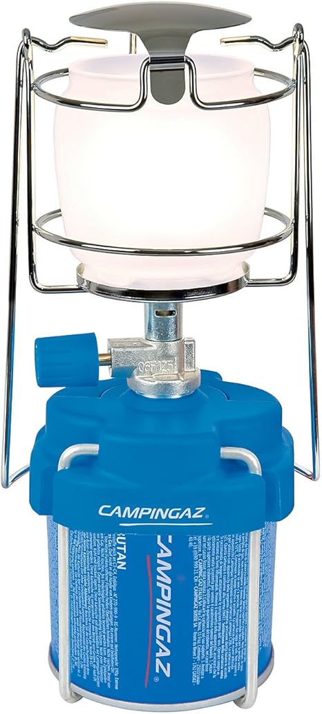 Campingaz Lámpara con Gas para Cartucho C-206, Gaslampe Lampe Lumo 206, Blau, 204686, Azul