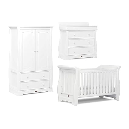 Boori Sleigh Room Set White 3 Piece Amazon Co Uk Baby
