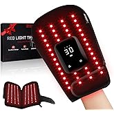 Zdatt Cordless Red Light Therapy Gloves for Hand, 360°Full Coverage100 LEDs Gloves with 660nm & 850nm Near-Infrared | 5000mAh | Auto-Off Timer Easy Clean