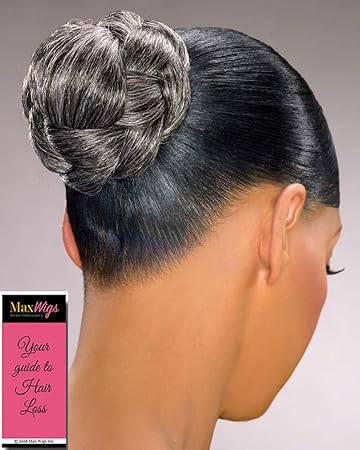Amazon Com Dome B Hairpiece Color 1 Black Foxy Silver Formal
