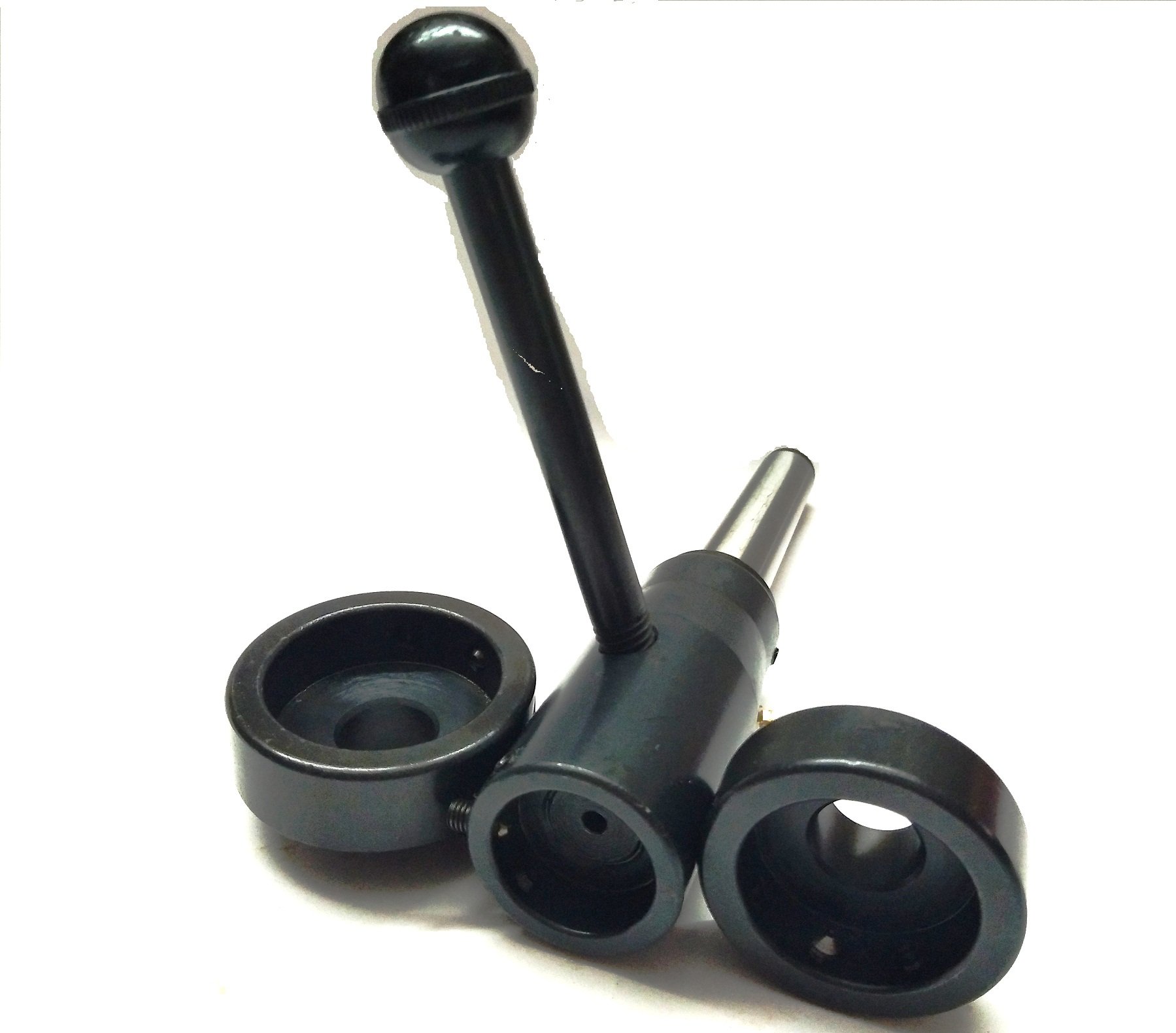 Lathe Tailstock Die Holder Attachment in 2MT Shank - Multiple Die Sizes 13/16", 1", 1-5/16", 1-1/2"