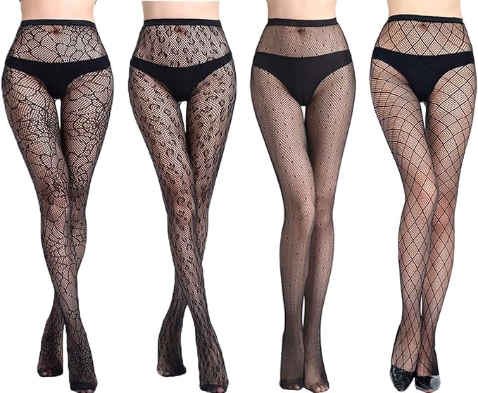 Lanteng Women S Sexy Tights Fishnet Patterned Fishnets Stockings