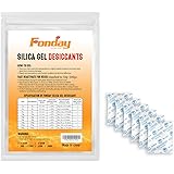 1 Gram [1000 Packets] Fonday Food Grade Silica Gel Packs Desiccants - Moisture Absorbers, Desiccants Packets Dehumidifier Pac
