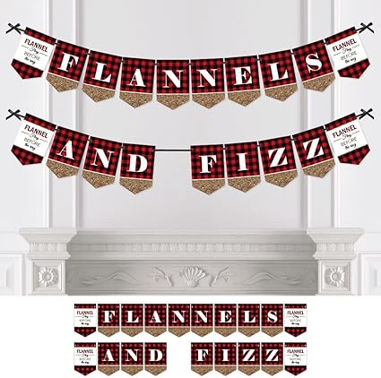 Amazon Com Big Dot Of Happiness Custom Flannel Fling Before The
