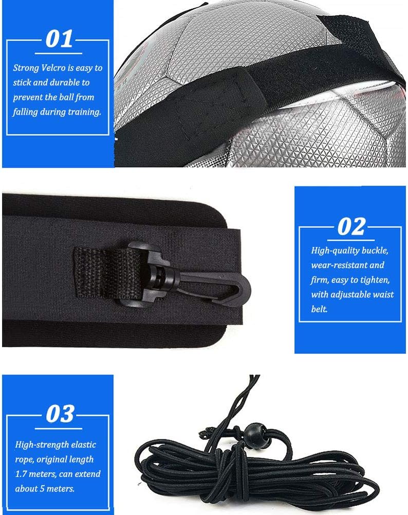 Volleyball Training Equipment, Elastic Volleyball Resistance Belt with 2 Volleyball Training Aid, Adjustable Waist Belt & Cord Length for Practicing Serving, Arm Swing Passing, Agility Training : Sports & Outdoors