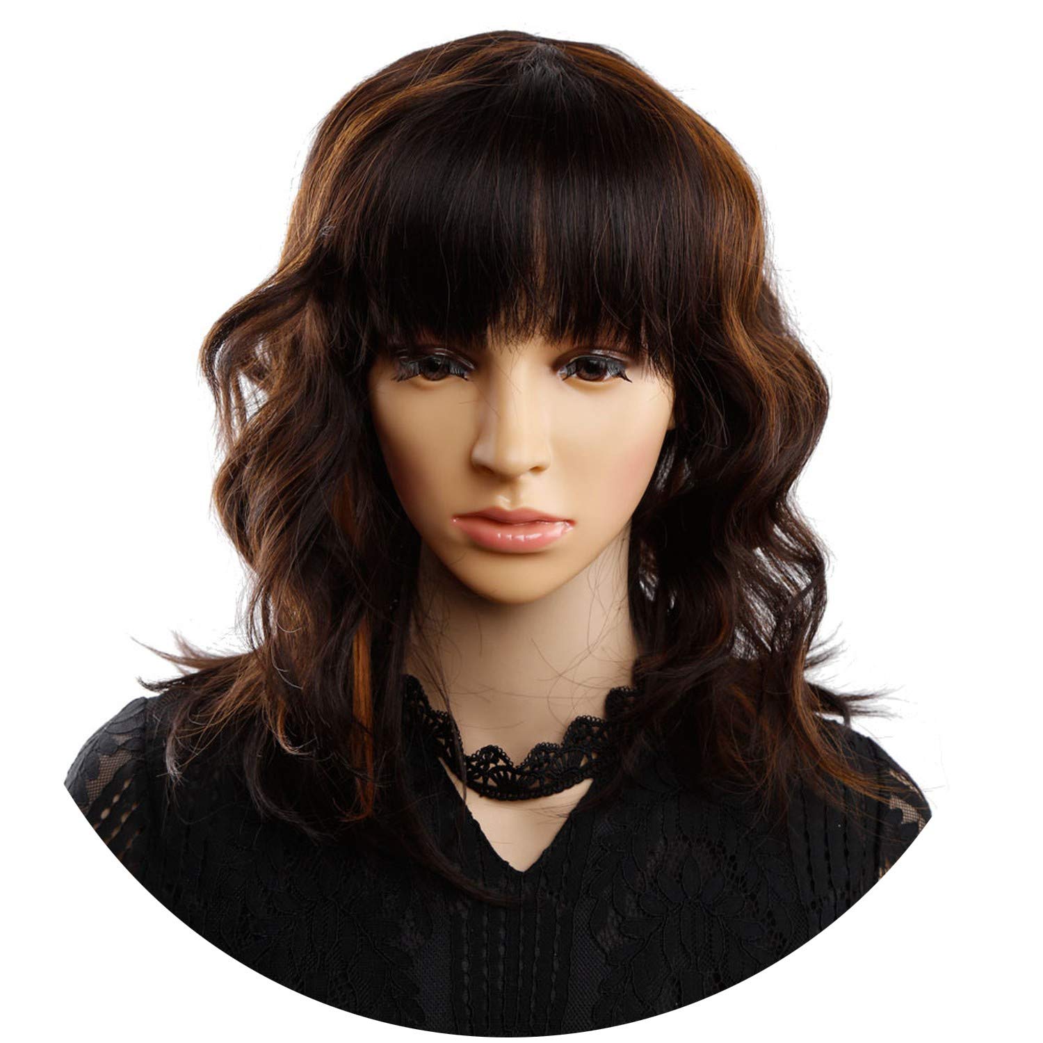 Amazon Com Amir Synthetic Hair Wigs Black Full Wig Flapper