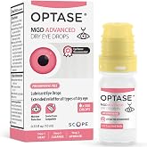 Optase&reg; MGD Advanced Dry Eye Drops, 0.33 fl oz | Preservative Free Eye Drops for Eye Dryness - Lipid-Containing Artificial Tears - Contact Lens Compatible - 300 Doses