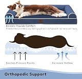 WESTERN HOME Large Orthopedic Dog Bed with Removable Cover Navy view 3