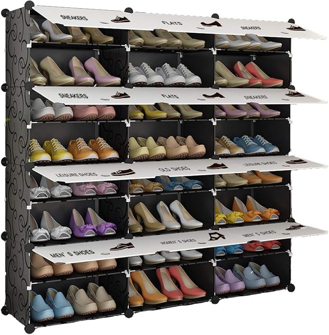 KOUSI Portable Shoe Rack Organizer 48 Pair