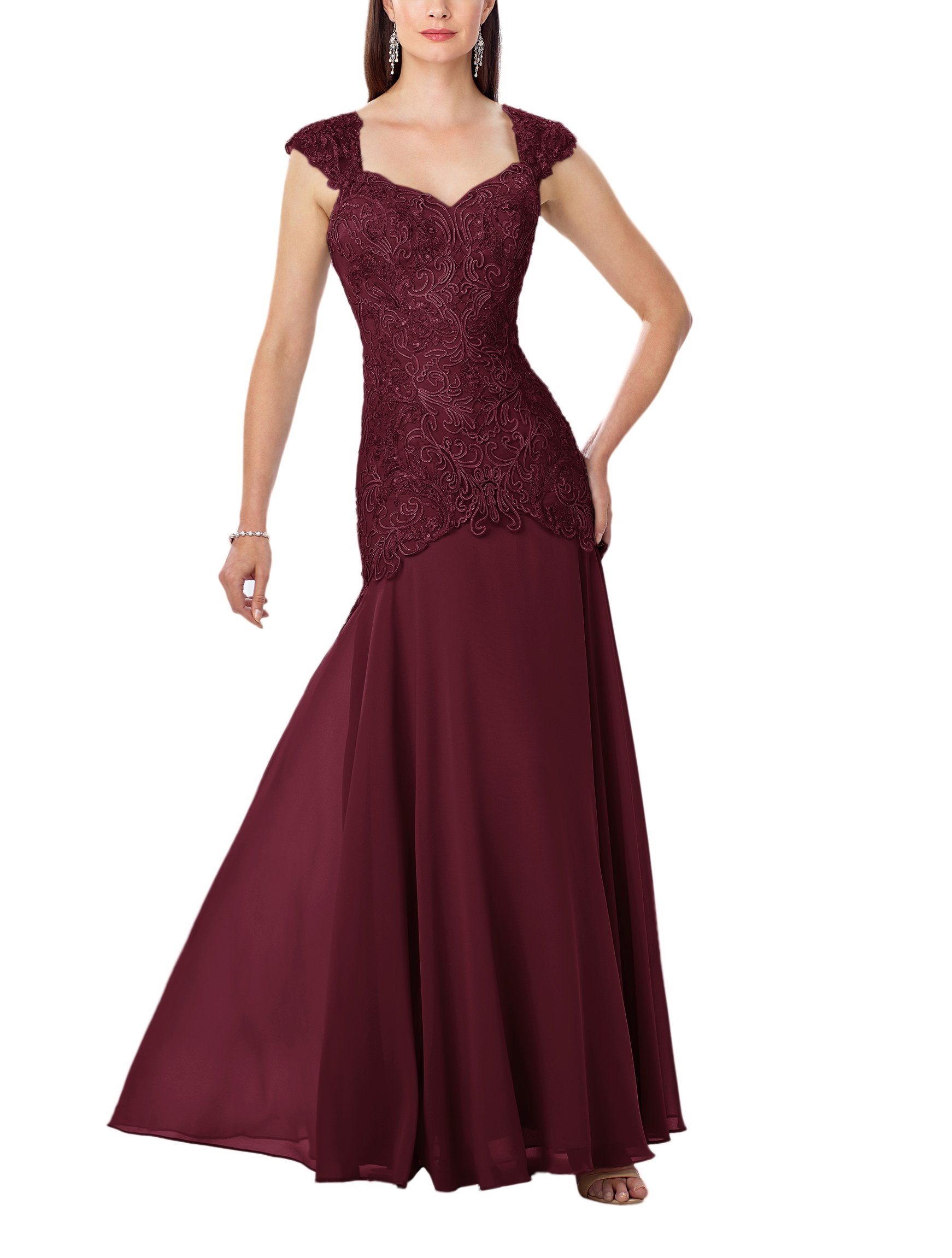 cabernet mother of the bride dresses