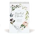 Bliss Collections Perpetual Calendar, Important Dates to Remember, Floral Monthly and Daily Wall Hanging Organizer for Important Dates, Birthdays, Anniversaries and Special Days, 5"x10" (12 Sheets)…