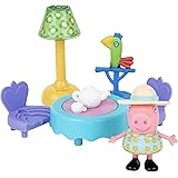 peppa pig little rooms holiday deco playset