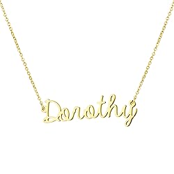 Awegift Personalized Name Necklace New Mom