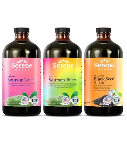 serene herbs glp 1 reset reviews Amazon.com: Serene Herbs Soursop Bitters Liquid & Black Seed Bundle –  Organic Herbal Guanabana for Digestive Support & Immune Health – Vegan,  Non-GMO – 32 oz (16 oz Each), (2 Pack) : Health & Household