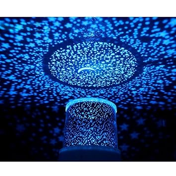 Generic Led Star Projector Night Light Amazing Lamp Master For Kids Bedroom Home Decoration Blue