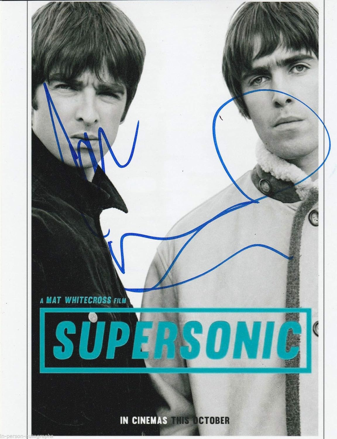 Photographs - Photo Oasis Autograph Signed 8 x 10