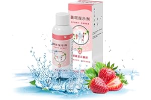 FABATER Plaque Disclosing Agent, 60ml Dental Plaque Indicator with Scale Cup, Oral Tartar Test Examination for Kids or Adults Teeth, Plaque Identifying, Care About Your Dental Hygiene