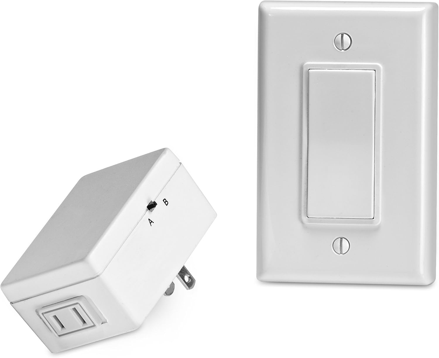 Leviton 6697 W Anywhere Switch Plug In Rf Remote Decora Rocker Single Pole Switch White