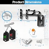 Garage Stop 2X 41A5034 Safety Sensors w/ Brackets for Liftmaster Chamberlain view 4