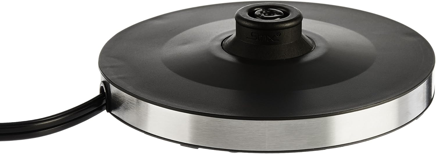 Basics Stainless Steel Portable Fast, Electric Hot Water Kettle for Tea and Coffee, 1 Liter, Silver: Kitchen & Dining