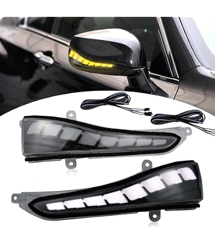 Smoked Lens Amber Full LED Dynamic Front Side Marker Lights For Mitsubishi Lancer Evo X Mirage Outlander Sport 2011 2020 I.298991255