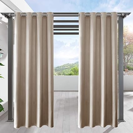 Amazon Com Lifonder Privacy Porch Outdoor Curtains Outdoor