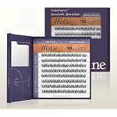 GlowVane TrueCurve Lash Clusters, Wispy Curved Band Eyelash 10mm, Winkie | Ultra-Thin 0.03mm Clear Curved Bands, Seamless Look, Poke-Free Comfort, Featherlight Fibers, Cluster Eyelash Extensions