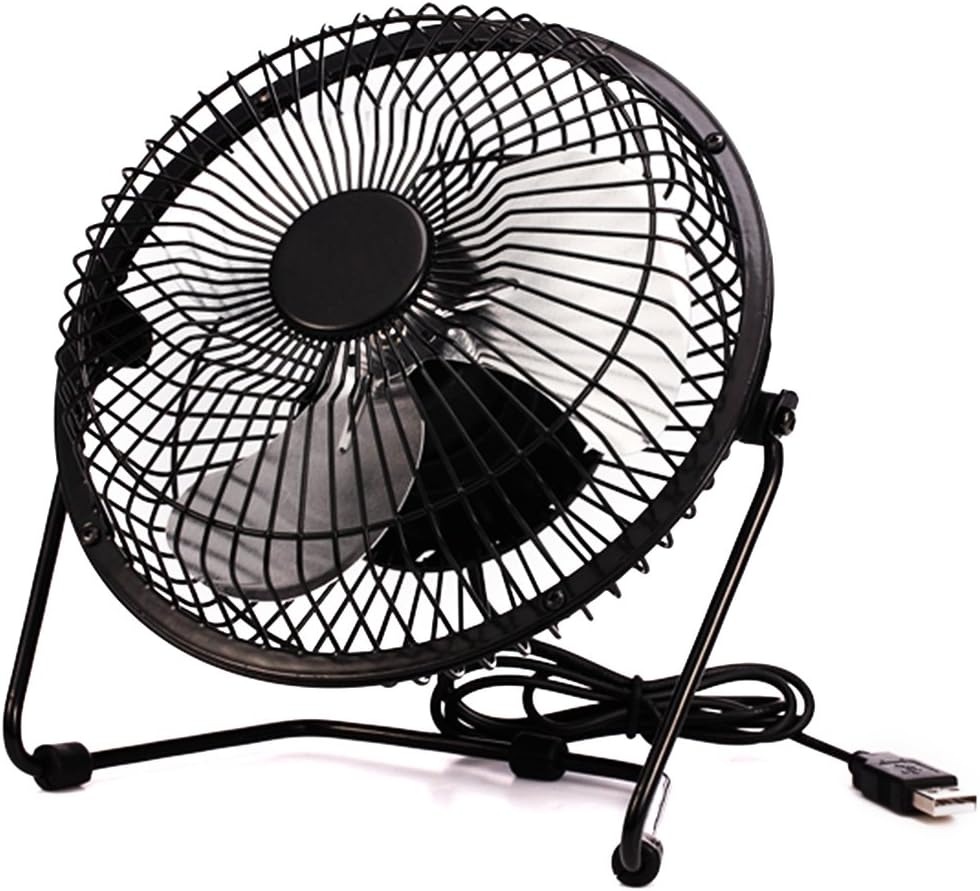 Lileng 819 Desktop Fan USB Power Supply 360° Rotating 1 Speeds Mini Portable Fan