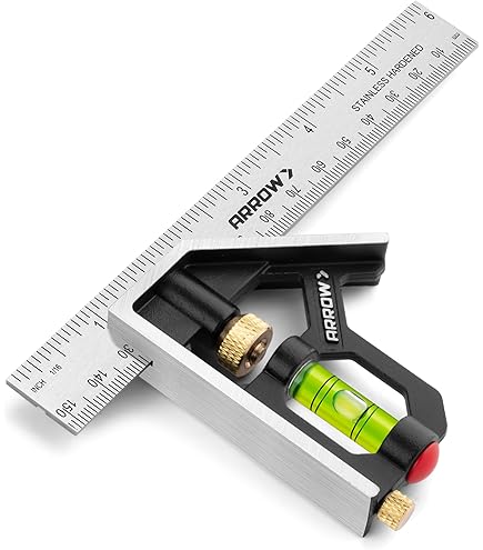 STANLEY セット売り Stanley 2-46-222 Combination Square with metal handle