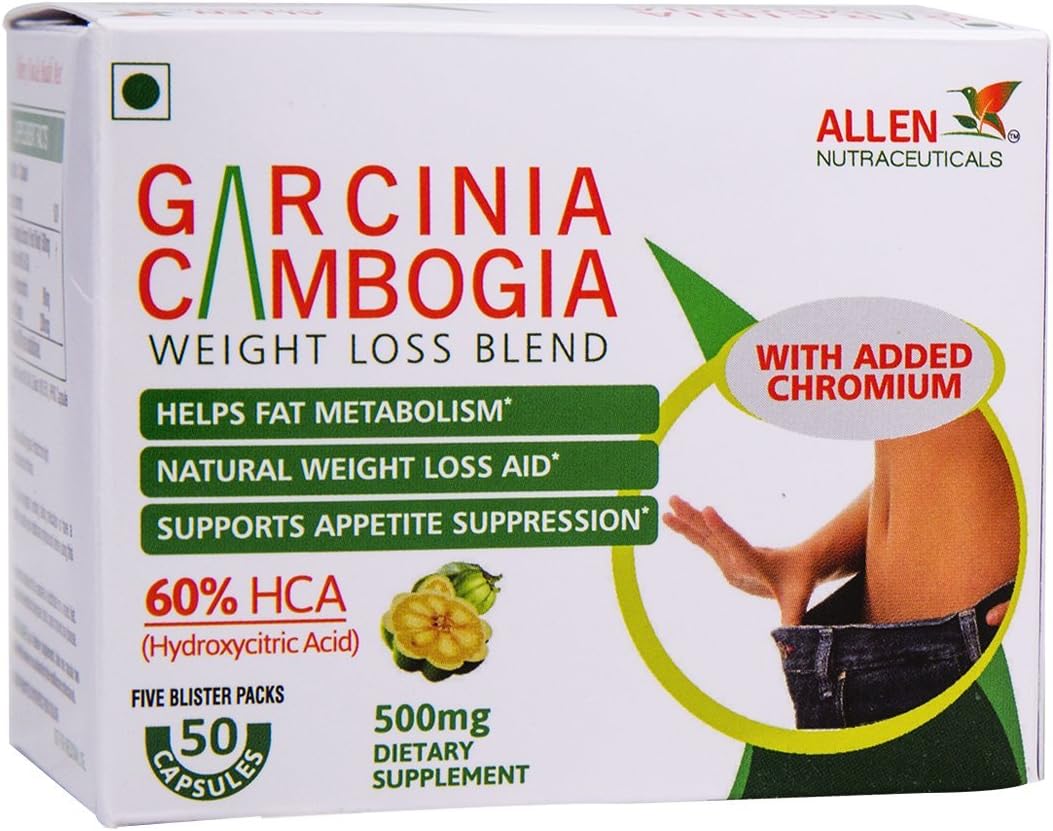 Garcinia Cambogia (50 Veg Capsules - 500mg) by Allen Nutraceuticals