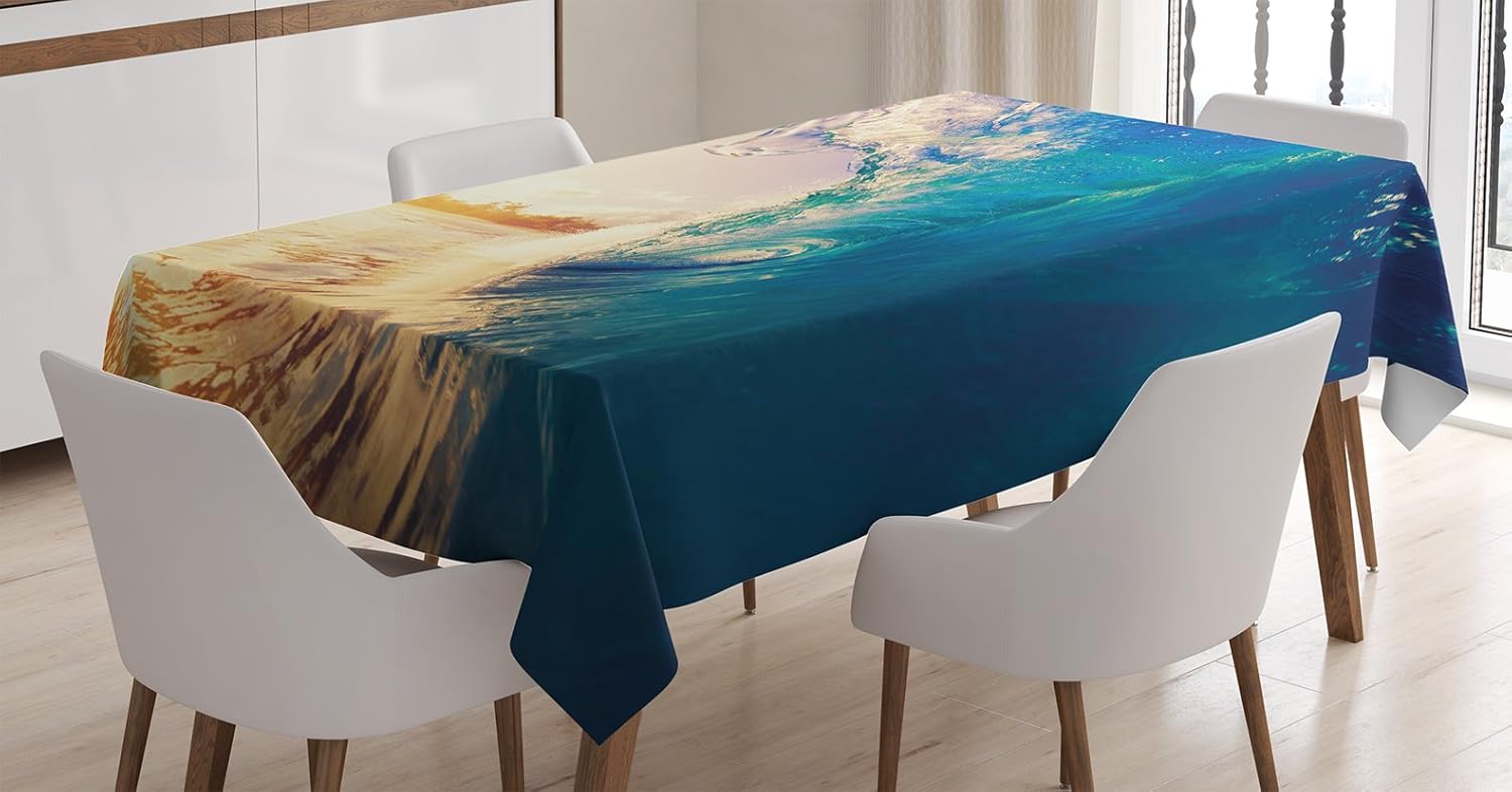 Best table cloth ocean rectangular