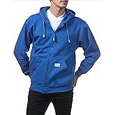 Pro Club Men's Heavyweight Full Zip Fleece Hoodie,X-Large, Royal