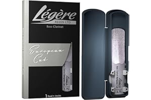 LEGERE Légère Reeds - Bass Clarinet Reed, European Cut, Strength 2.75 (BCES2.75) - Premium Synthetic Woodwind Reed