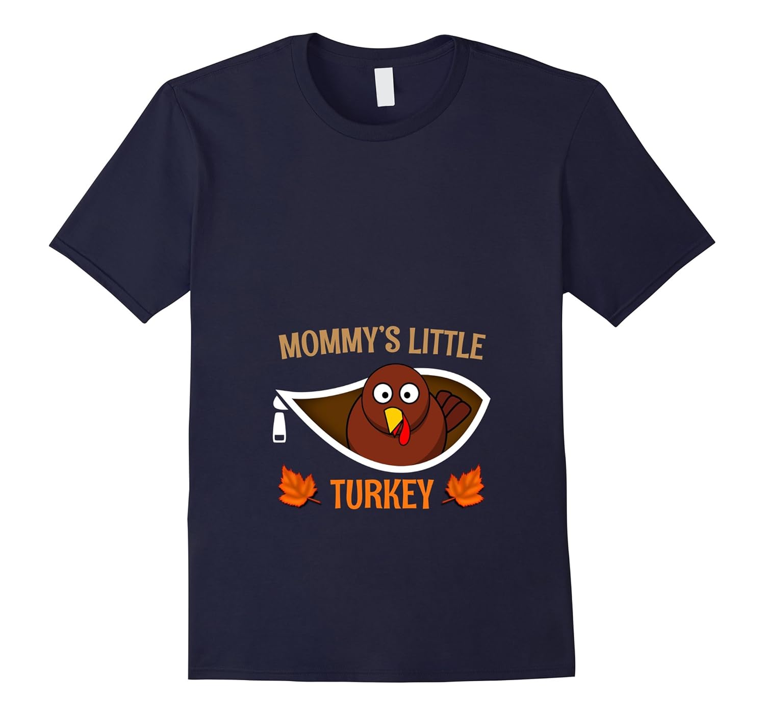 Mommy's Little Turkey Pregnancy T-Shirt For Thanksgiving-ANZ