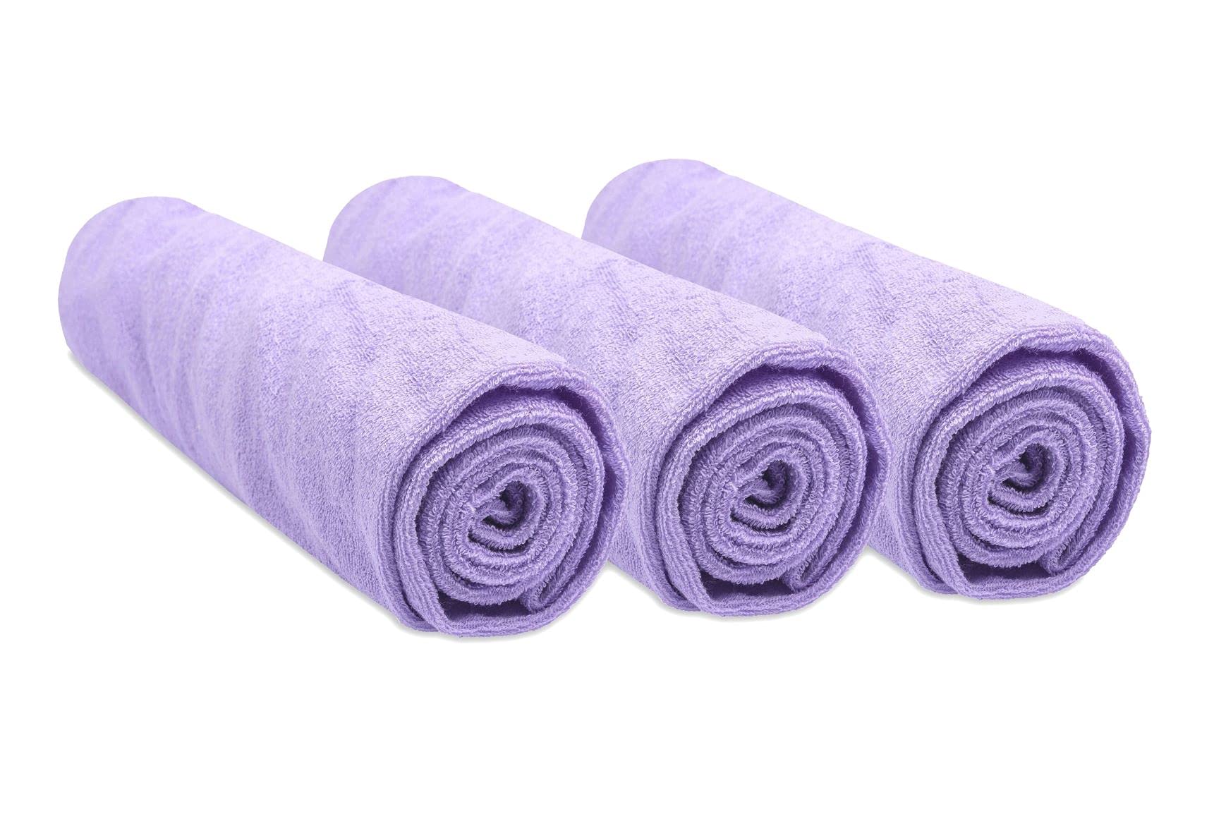 Set of 3 Cotton Changing Mat Covers 50 x 70 cm - 7 Colours Available (Purple)