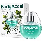 BodyAccel Jelly Oral Spray for Fresh Breath, Alcohol-Free Breath Spray with Probiotics, Refreshing Cool Mint Mouth Spray for Everyday Oral Care, Pocket Size Breath Freshener, Travel-Friendly, 28 mL