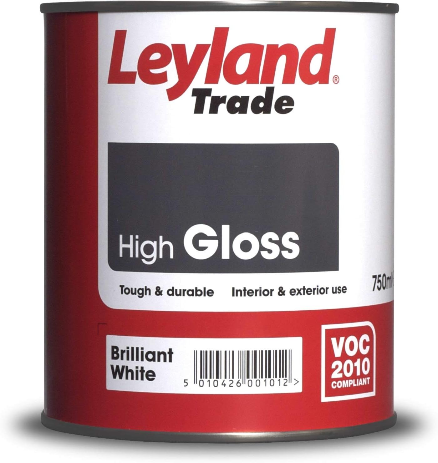Leyland Trade High Gloss Paint - Brilliant White 750ml
