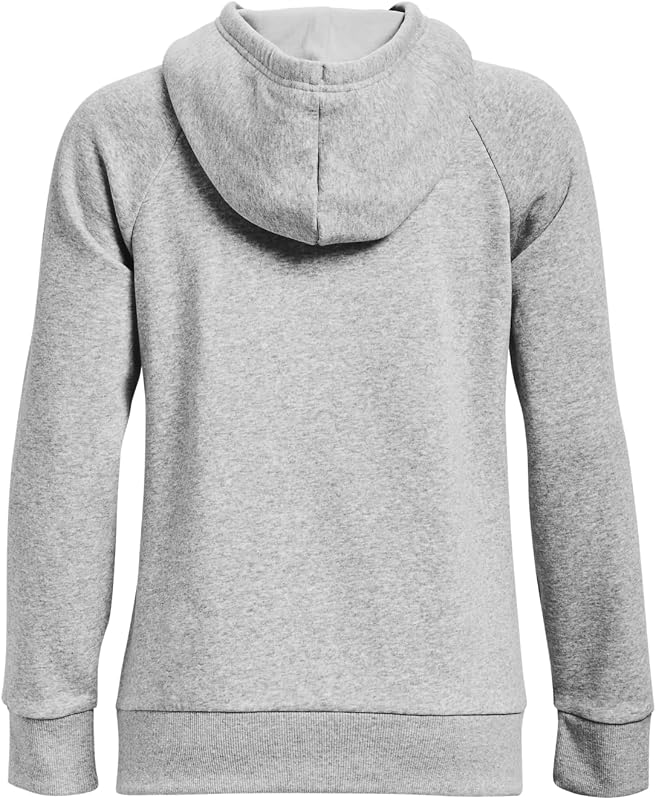 Damen UA Rival Fleece Big Logo Hoodie, weicher und warmer Kapuzenpullover, leichter Damen Hoodie mit Kängurutasche vorne