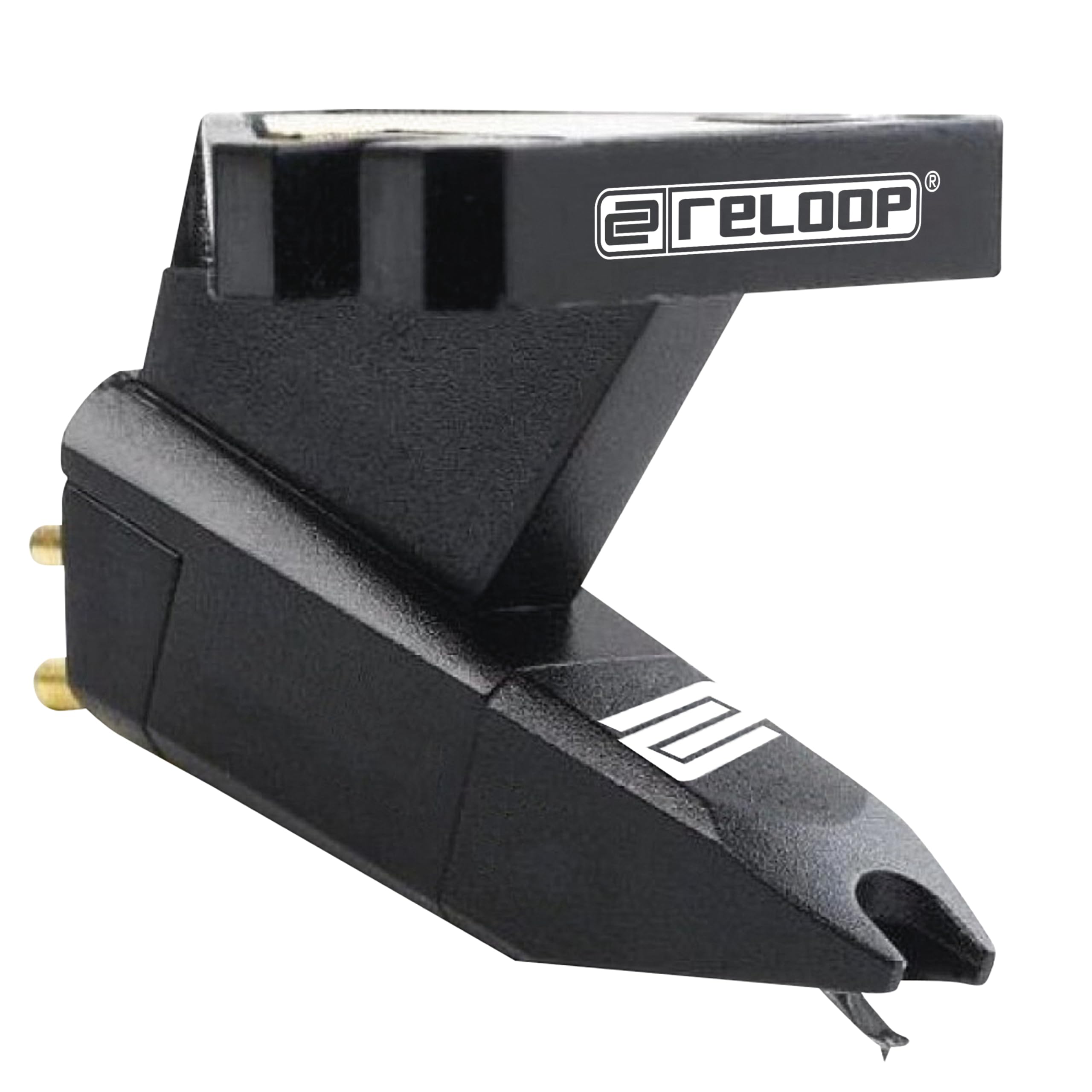 Cartucho óptico para tocadiscos Reloop OM-BLACK con soporte para cabezal