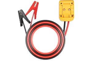 TOFCBYE Jumper Cables Compatible With De.Walt 20v Batteries, Car Battery Jump Starter, 3.9ft 8 Gauge Auto Booster Cable